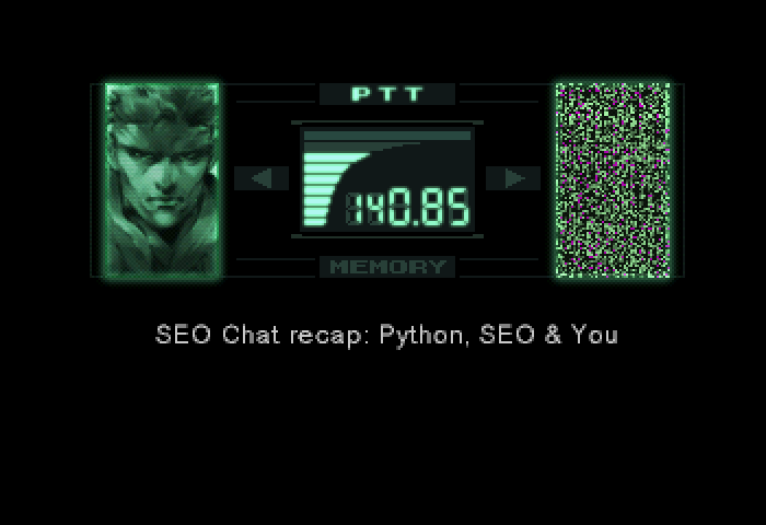 seochat recap - Python SEO