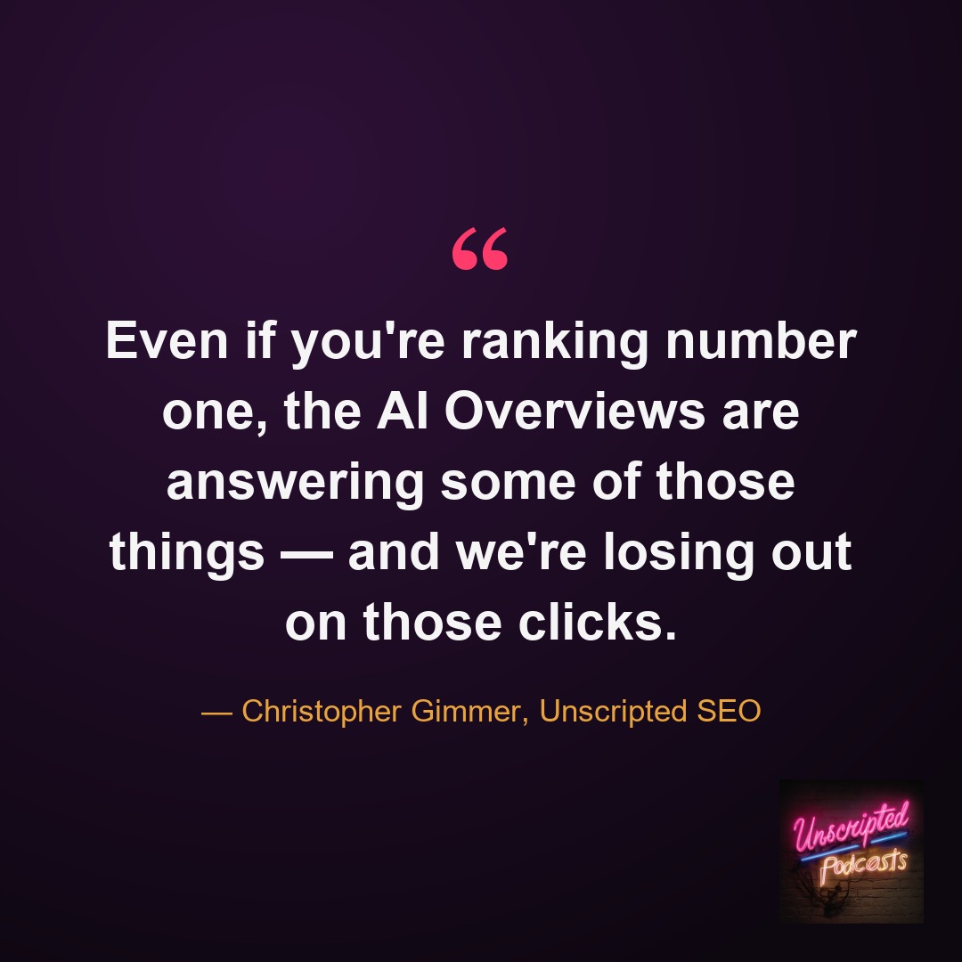 Ranking #1 but the fifth link on the page — Christopher Gimmer