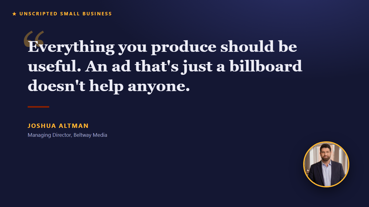 Joshua Altman quote